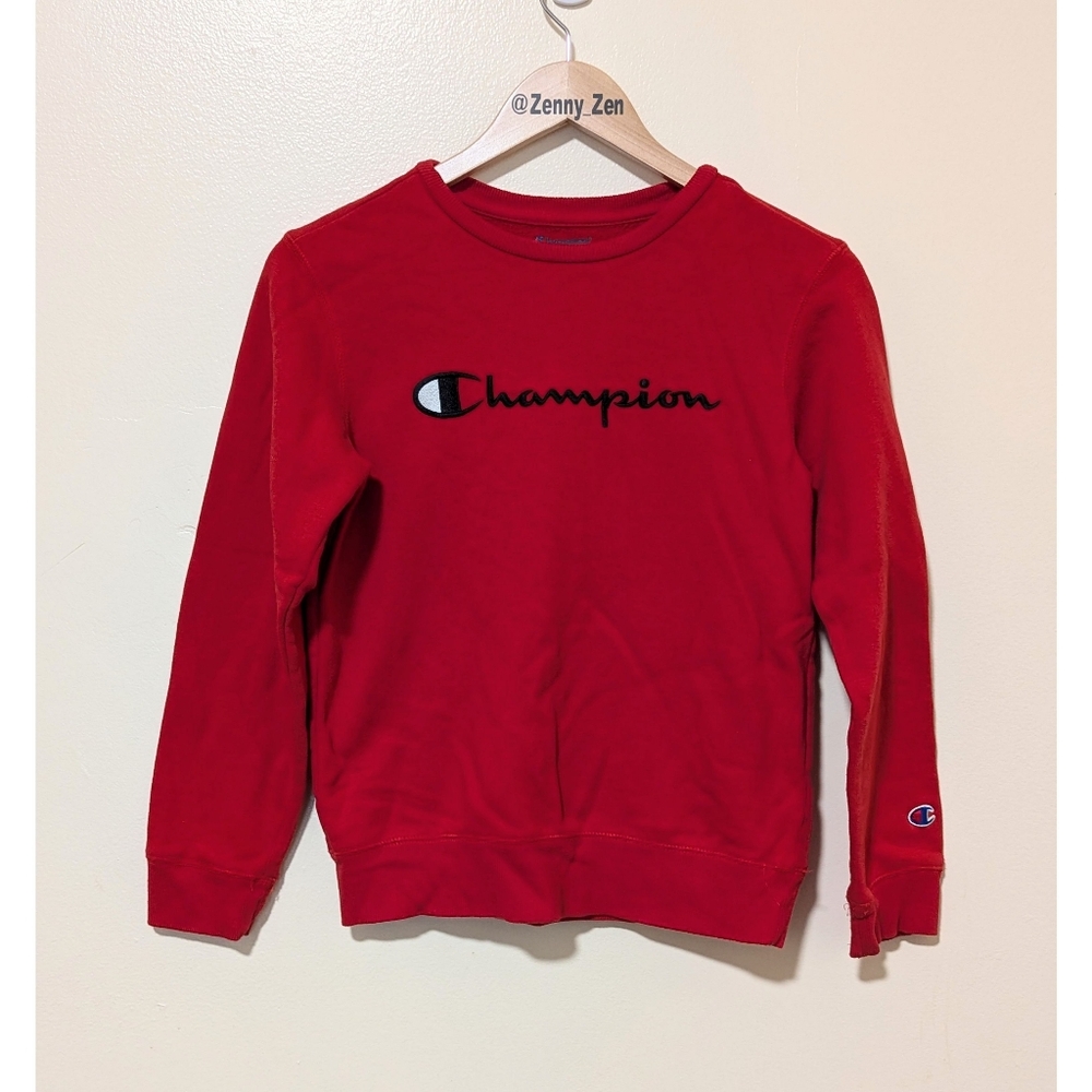 Champion Red Sweater | Size L (Boy) | GUC